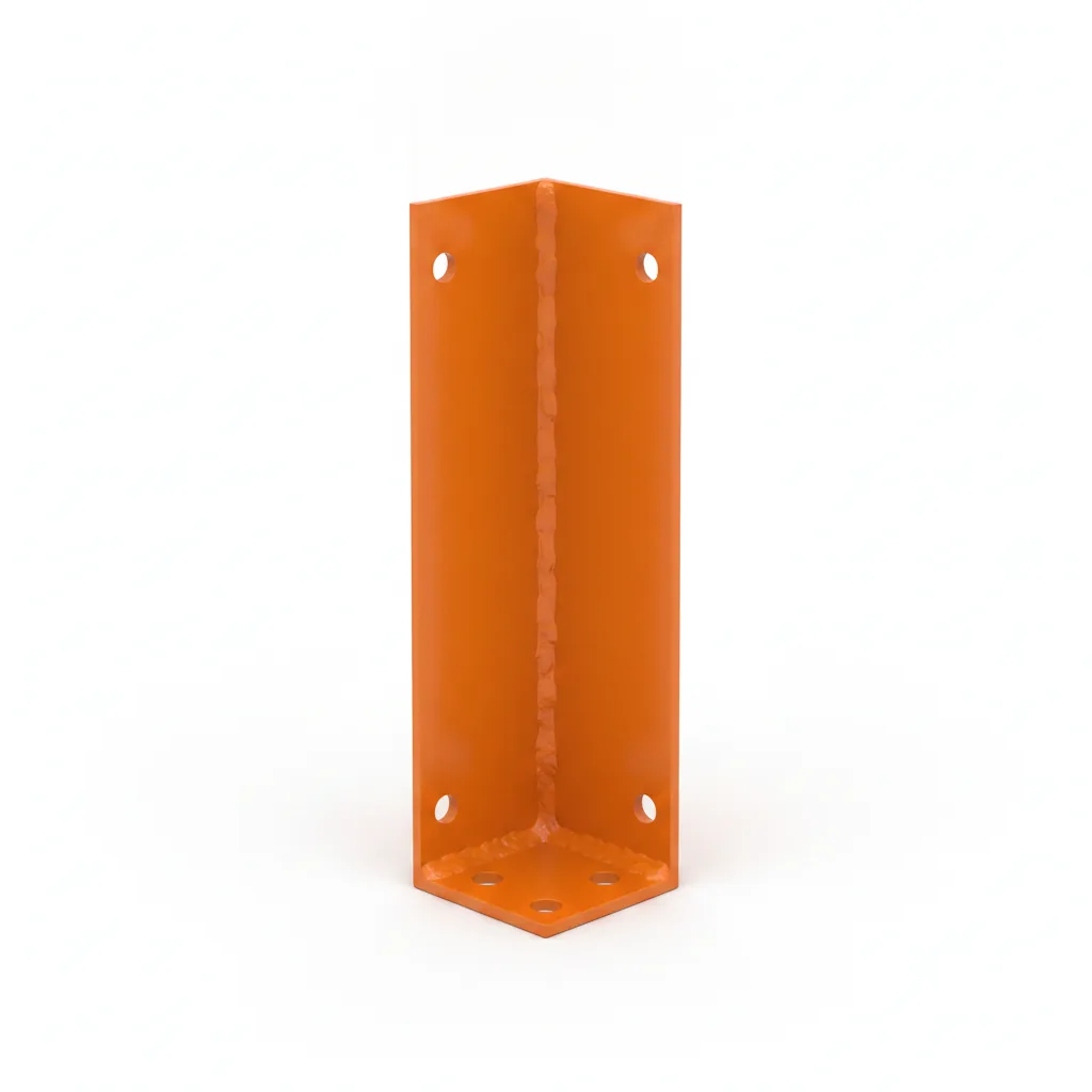 Protector de Poste en L Naranja | Racks de Paletización
