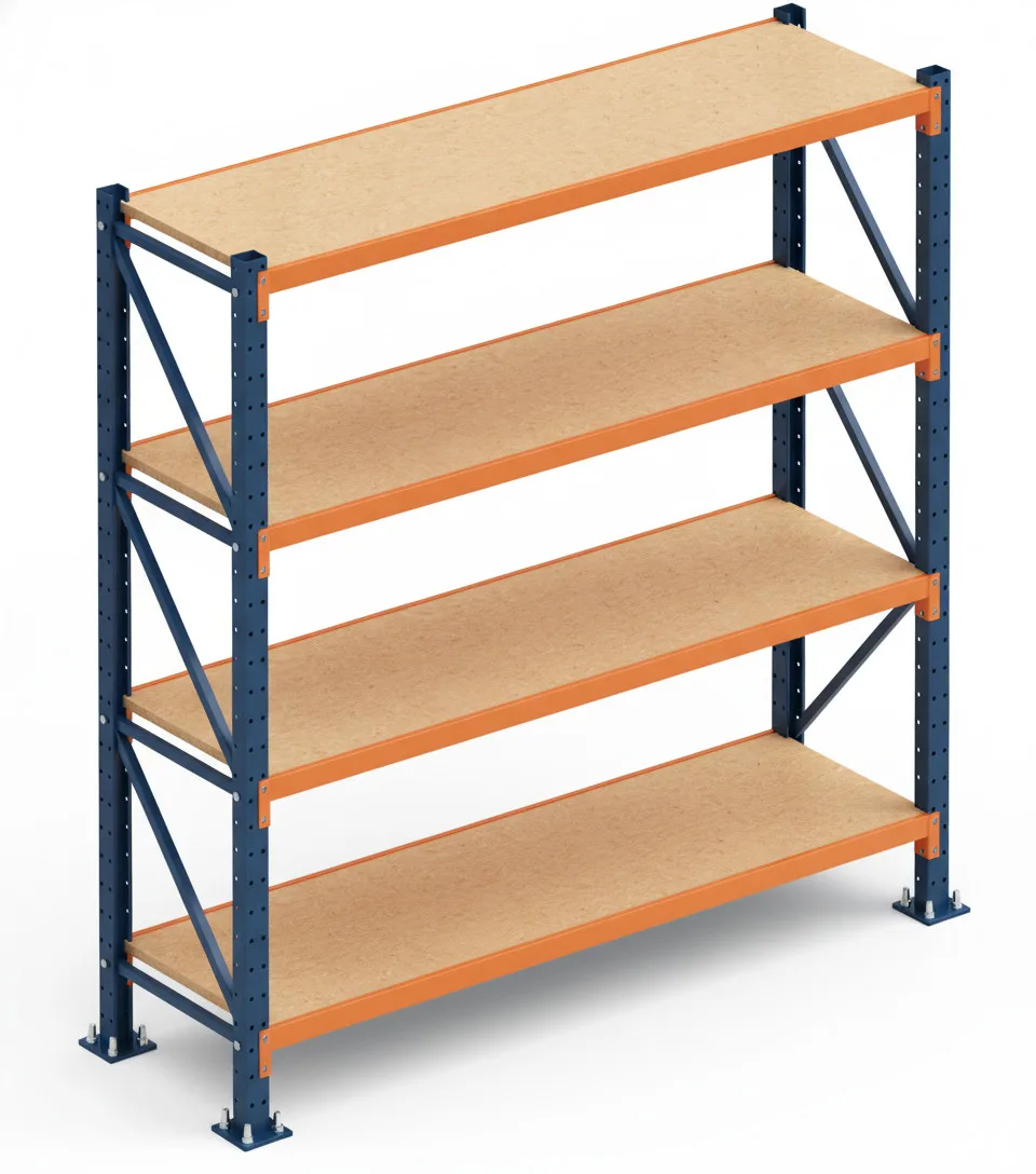 Estantería Carga Pesada 250x200x60: Soporte 800kg