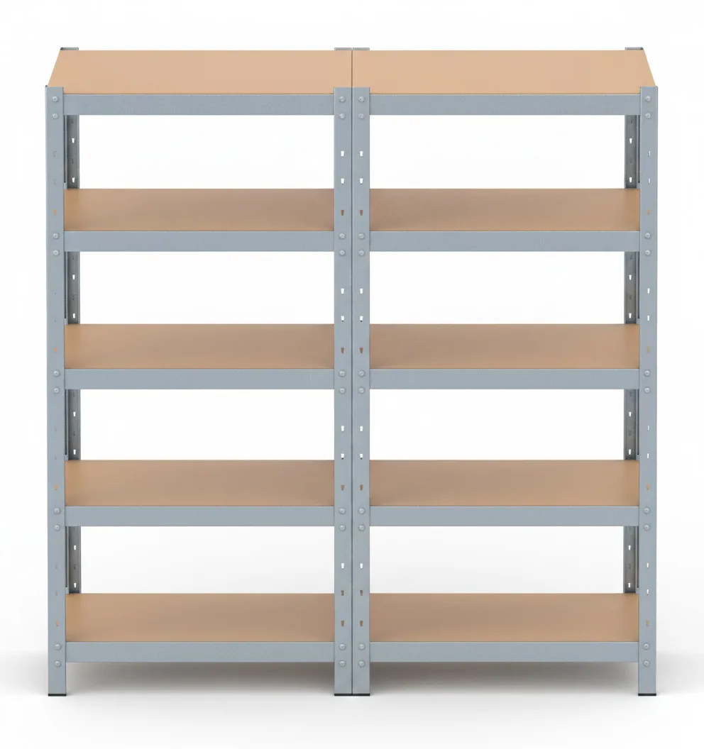 Estantería Garaje 150x70x30 Galvanizada Carga Ligera