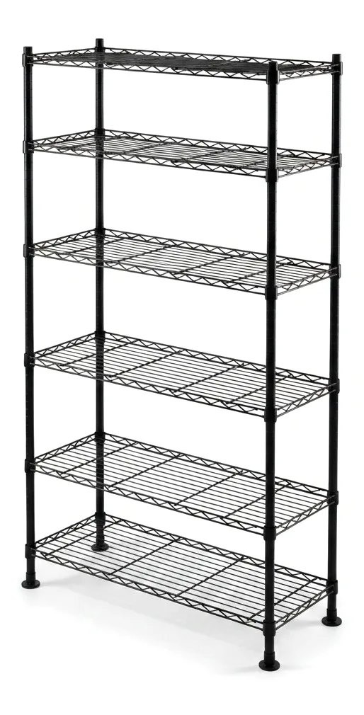 Estantería Garaje 150x75x30 Negra | Carga Ligera