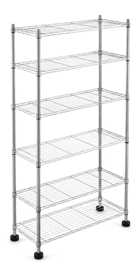 Estantería Garaje 180x120x45 Cromada Carga Ligera