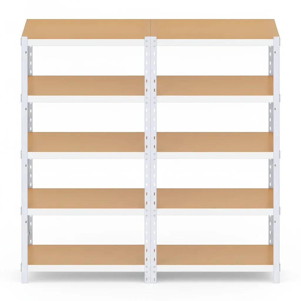 Estantería Garaje 180x90x40 Blanca MDF | Urban