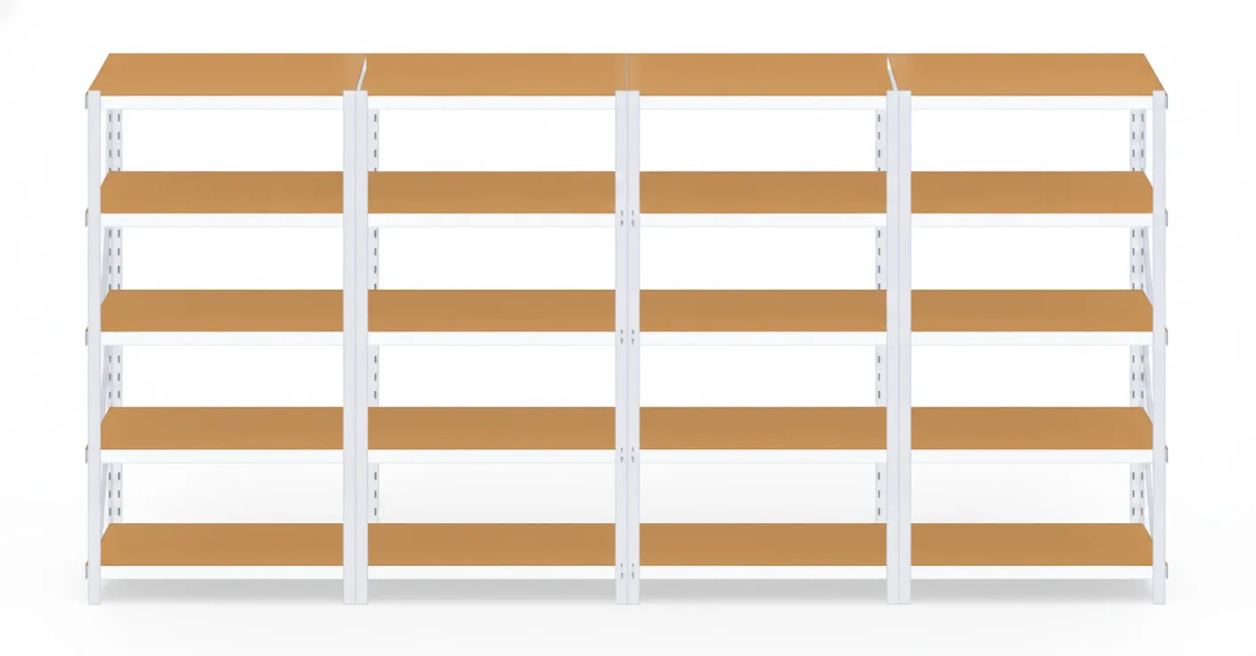 Estantería Garaje 180x90x40 Blanco | Urban | Carga Ligera