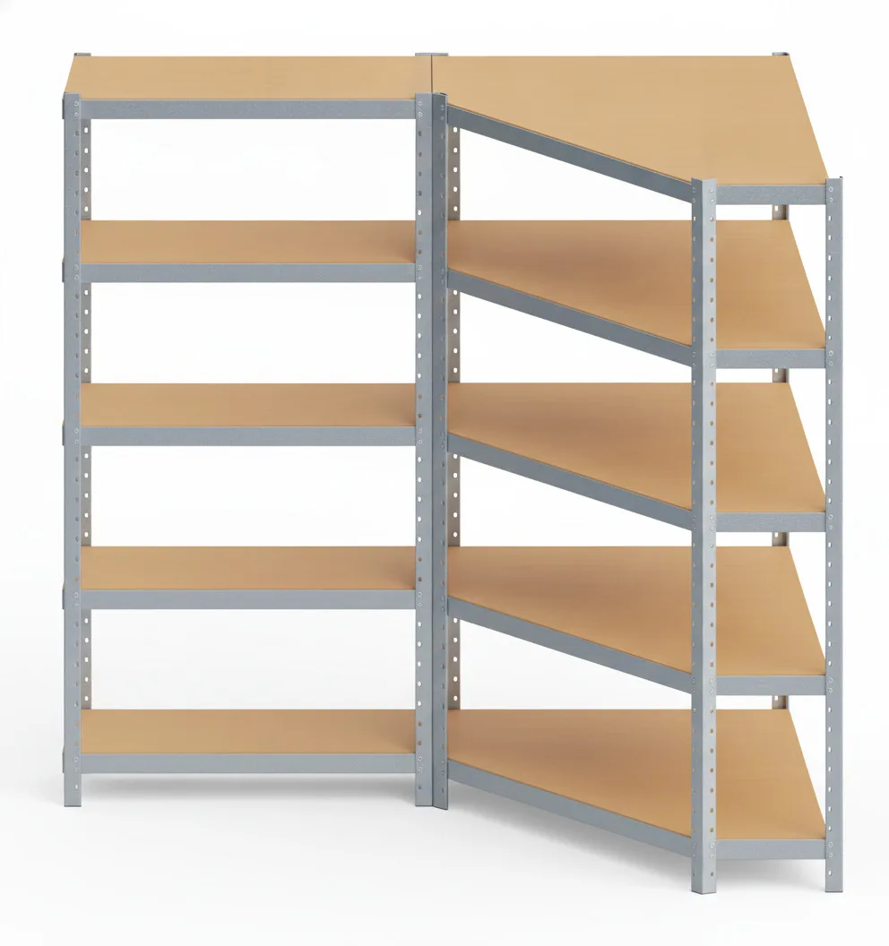Estantería Garaje en L 180x90x30 Galvanizada 1 Módulo