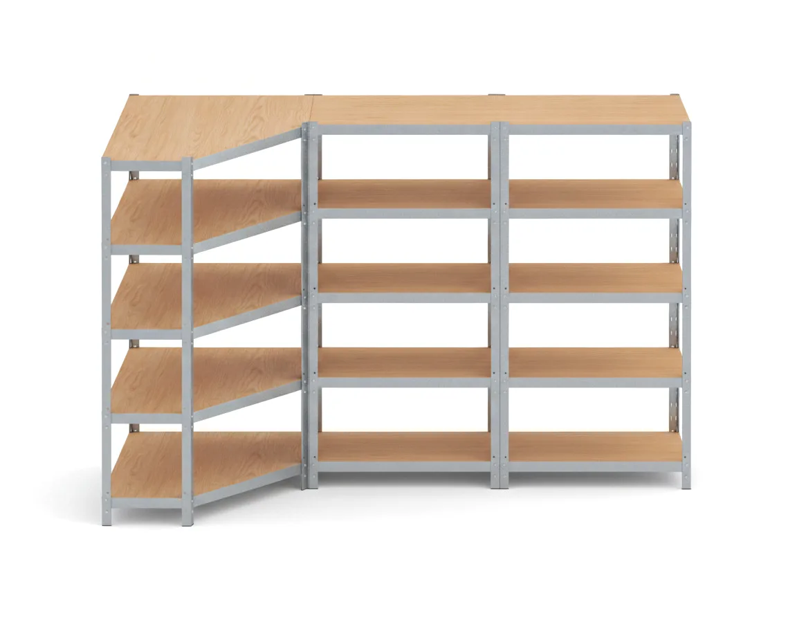 Estantería Garaje 180x90x40 L Galvanizada - ¡Organiza tu Espacio!