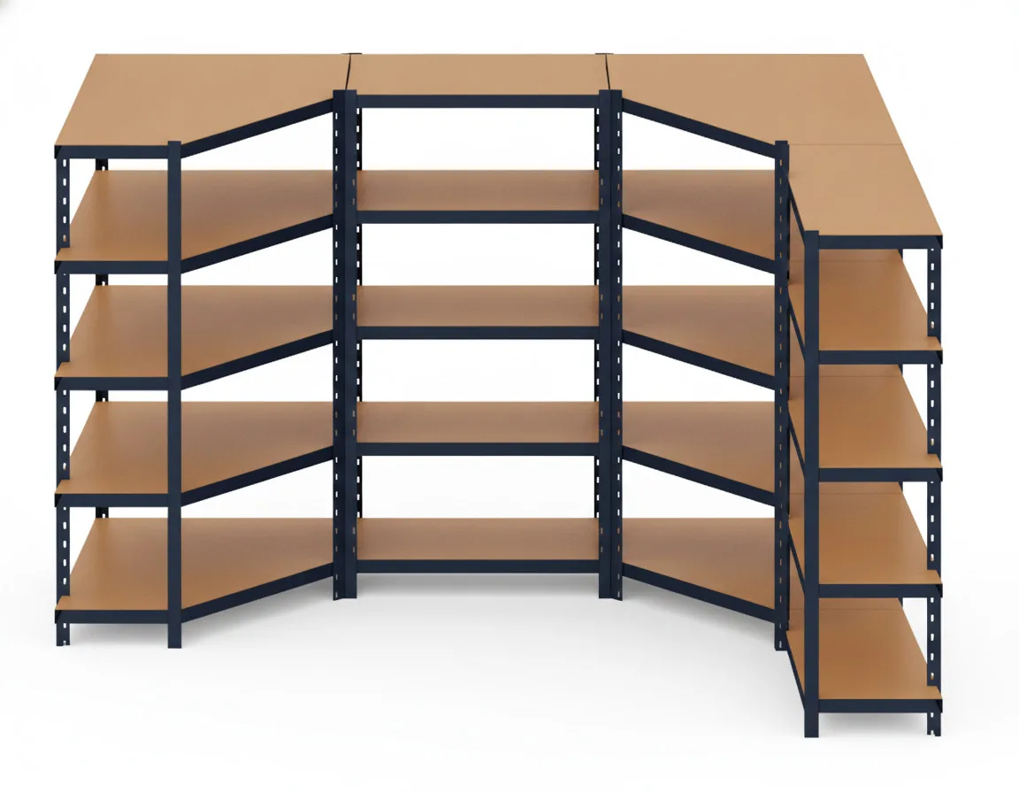 Estantería Garaje 180x90x40 Negro Mate - Gama URBAN
