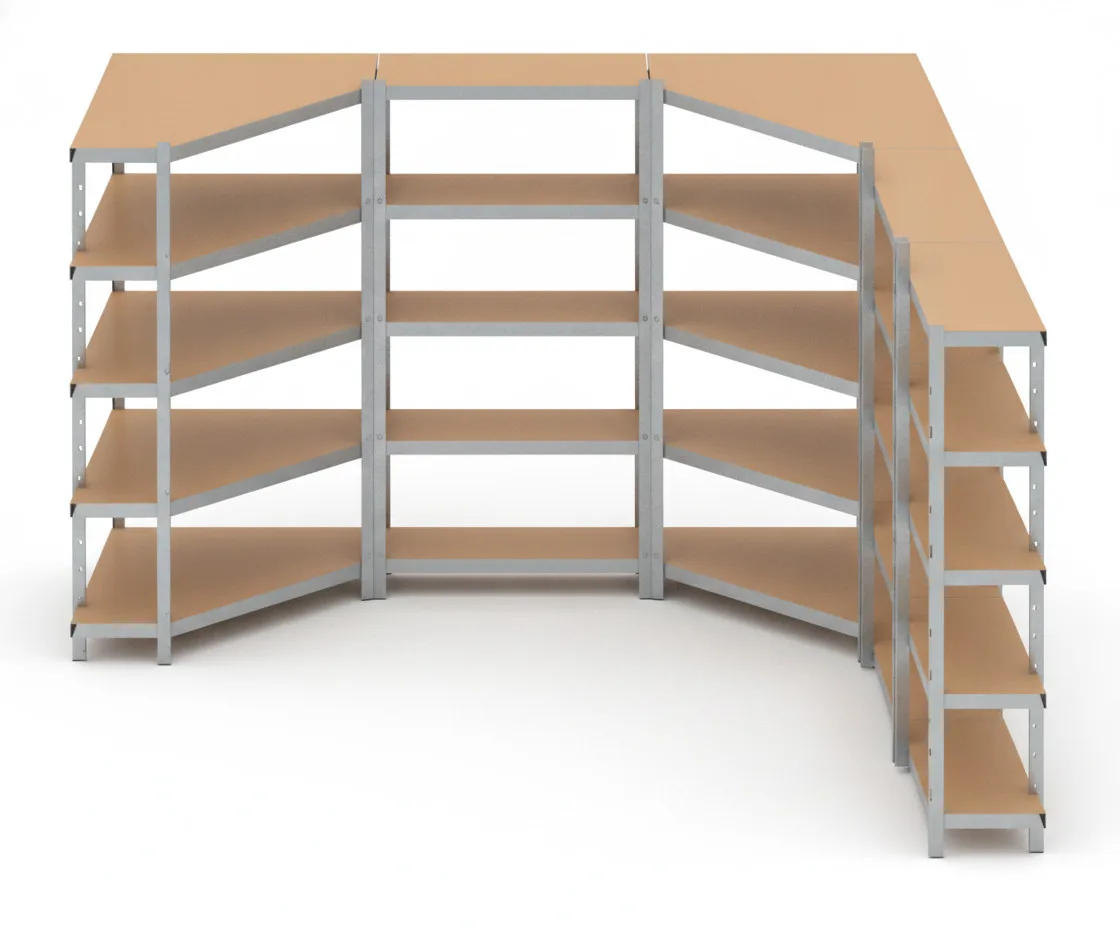 Estantería Garaje 180x90x30 U Metálica | Gama URBAN