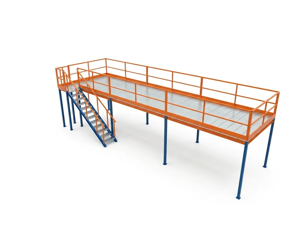 Soppalco Industriale in Acciaio · 11,10 × 2,99 m · 33 m²