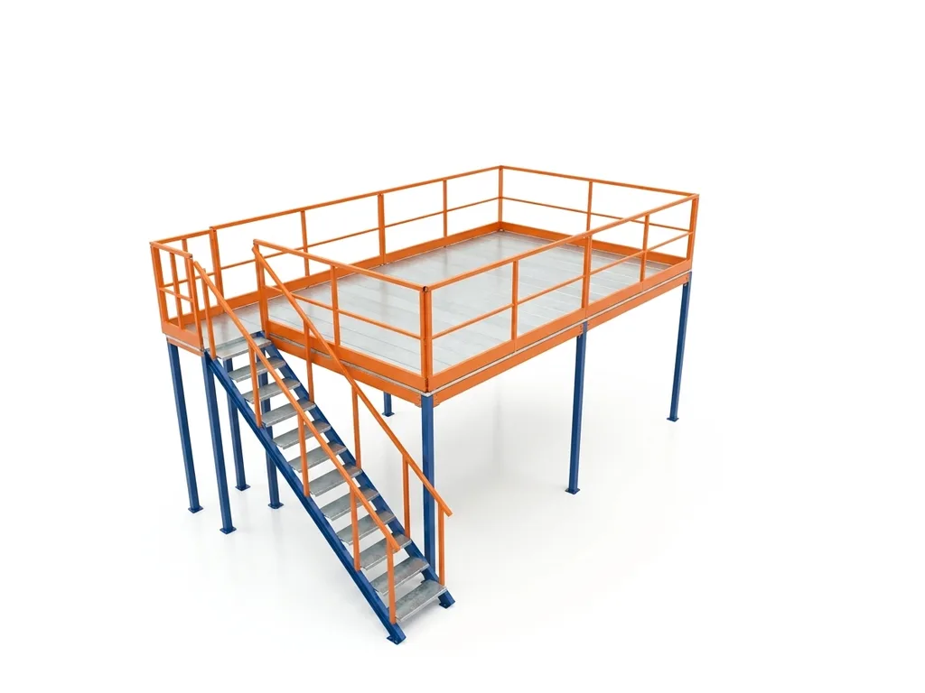 Soppalco Metallico per Magazzino · 3,78 × 5,88 m · 22 m²