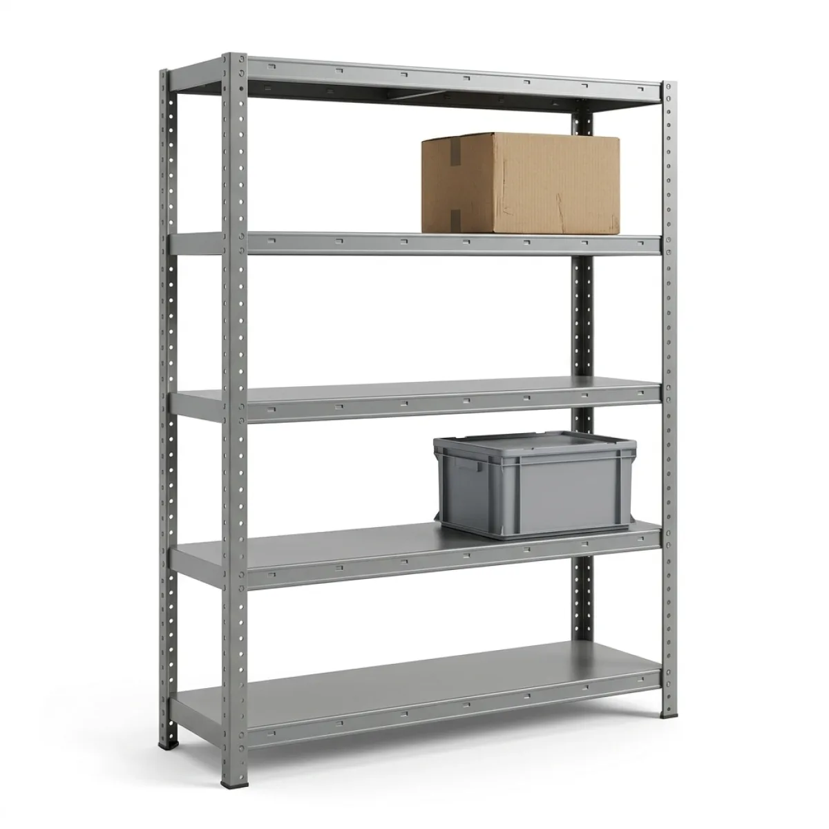 Scaffalatura per Officina Industriale 300 kg · 180x150x60 cm Grigio 2