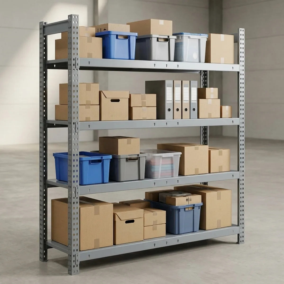 Scaffalatura per Officina Industriale 300 kg · 180x150x60 cm Grigio 9