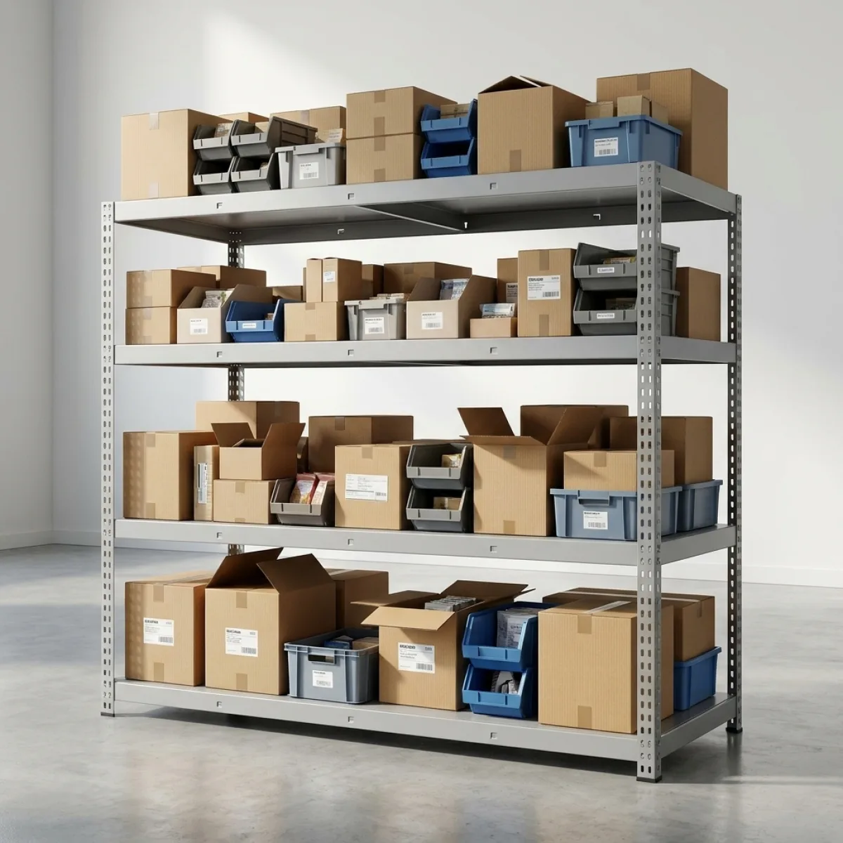 Scaffalatura per Officina Industriale 300 kg · 180x150x60 cm Grigio 10