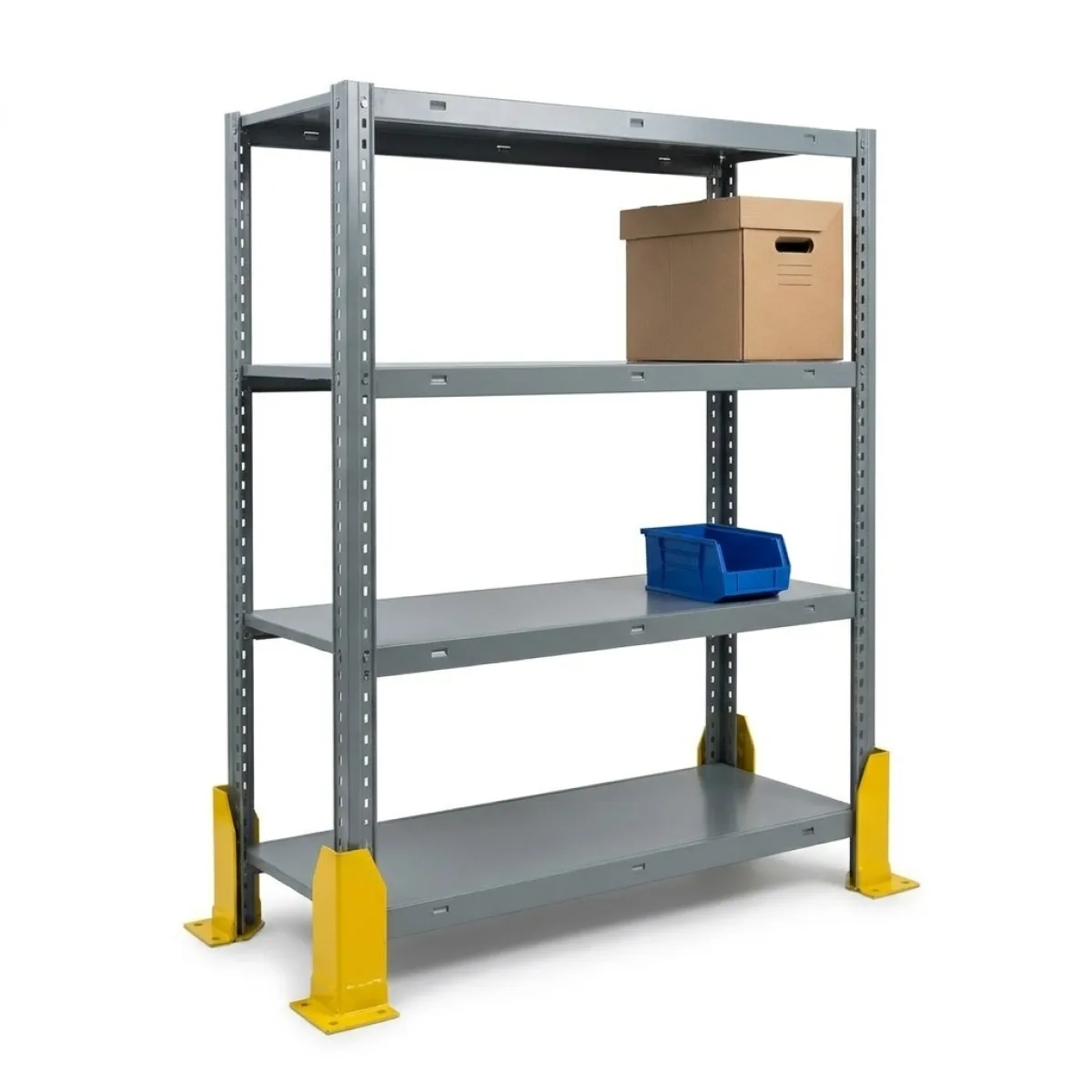 Scaffalatura per Officina Industriale 300 kg · 180x150x60 cm Grigio 3
