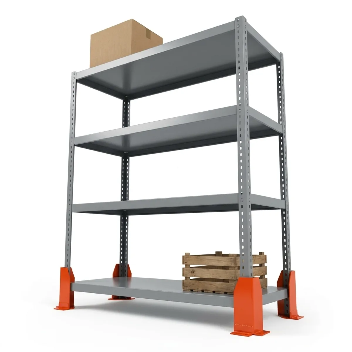 Scaffalatura per Officina Industriale 300 kg · 180x150x60 cm Grigio 6