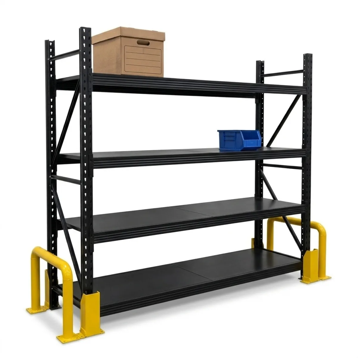 Scaffalatura Picking per Magazzino 200 kg · 200x200x60 cm · Nero Nero 5