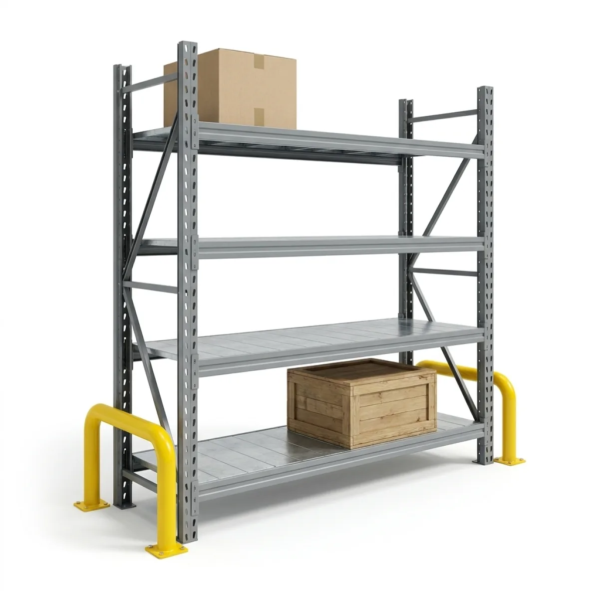Scaffali per Carichi Pesanti 600 kg · 4 Livelli · 180x150x60 cm Grigio/Argento 4