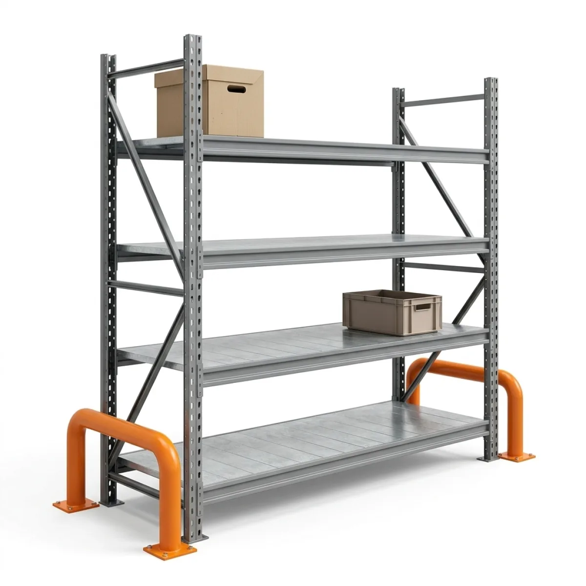 Scaffali per Carichi Pesanti 600 kg · 4 Livelli · 180x150x60 cm Grigio/Argento 7
