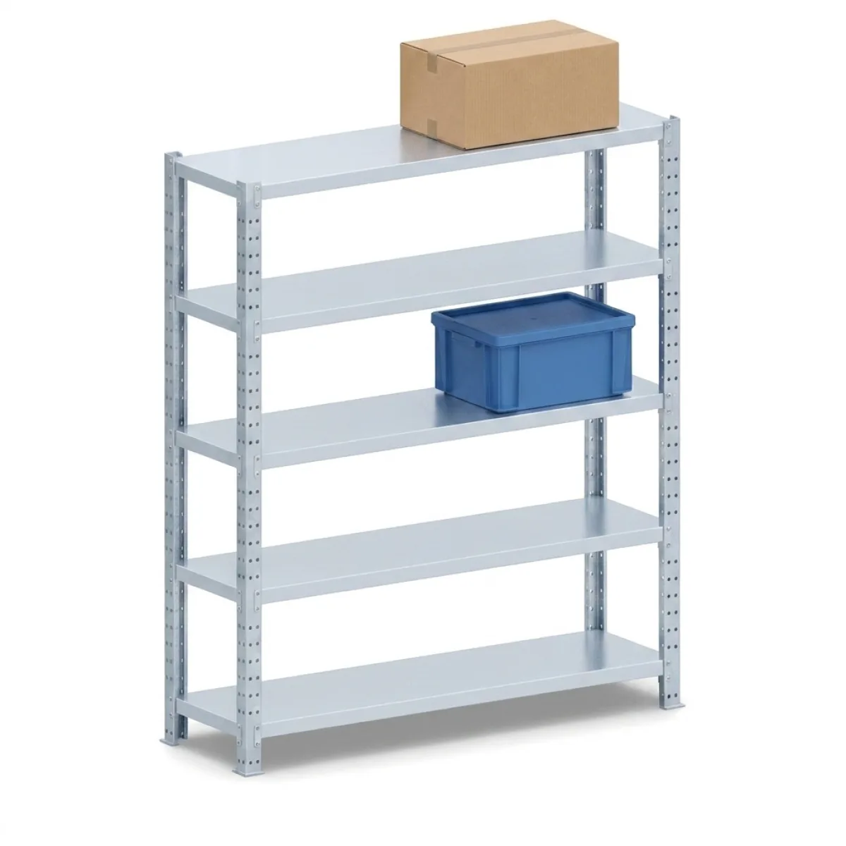 Scaffali per Officina Industriali 275 kg · 180x120x60 cm · Zincato Zincato 2