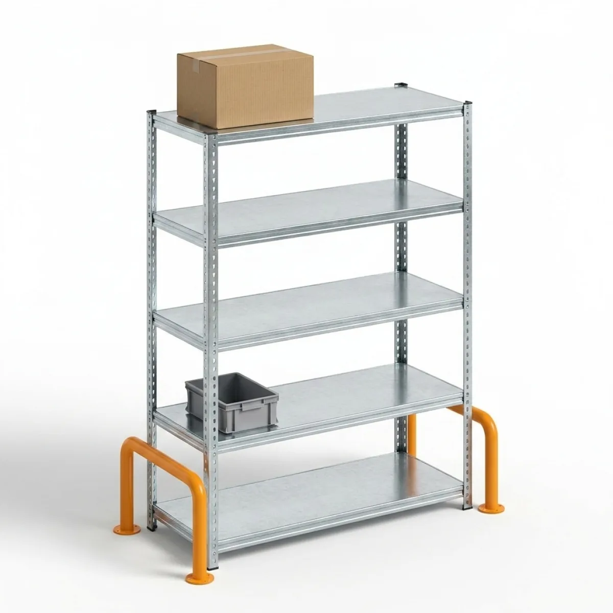 Scaffali per Officina Industriali 275 kg · 180x120x60 cm · Zincato Zincato 7
