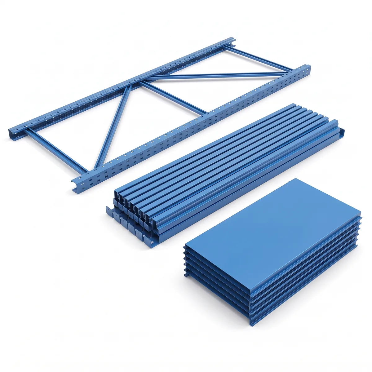 Modulo per Scaffalatura Modulare · 200×200×60 · Blu Blu 2