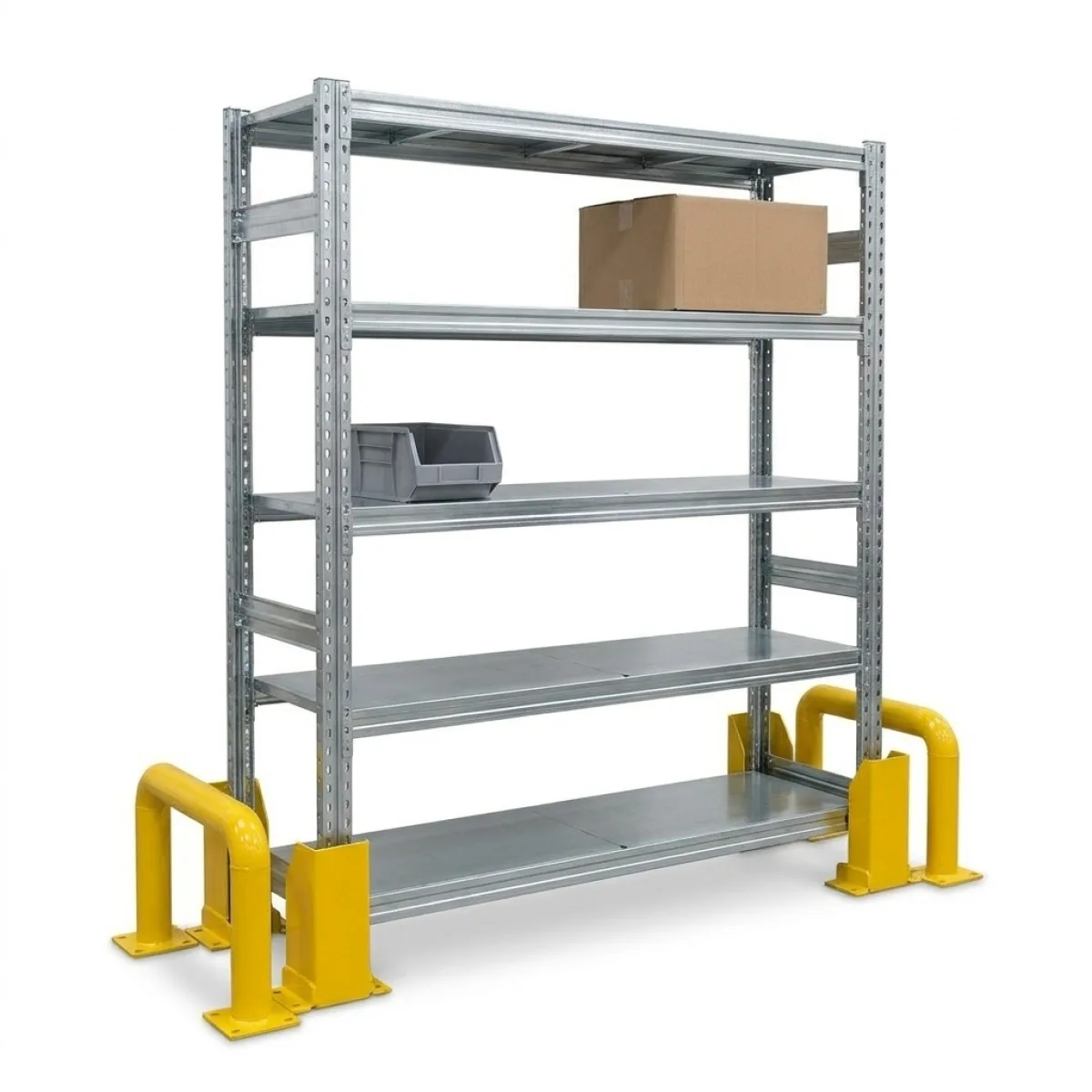 Scaffalature in Metallo Componibili 275 kg · 180x120x45 cm · Zincato Zincato 5