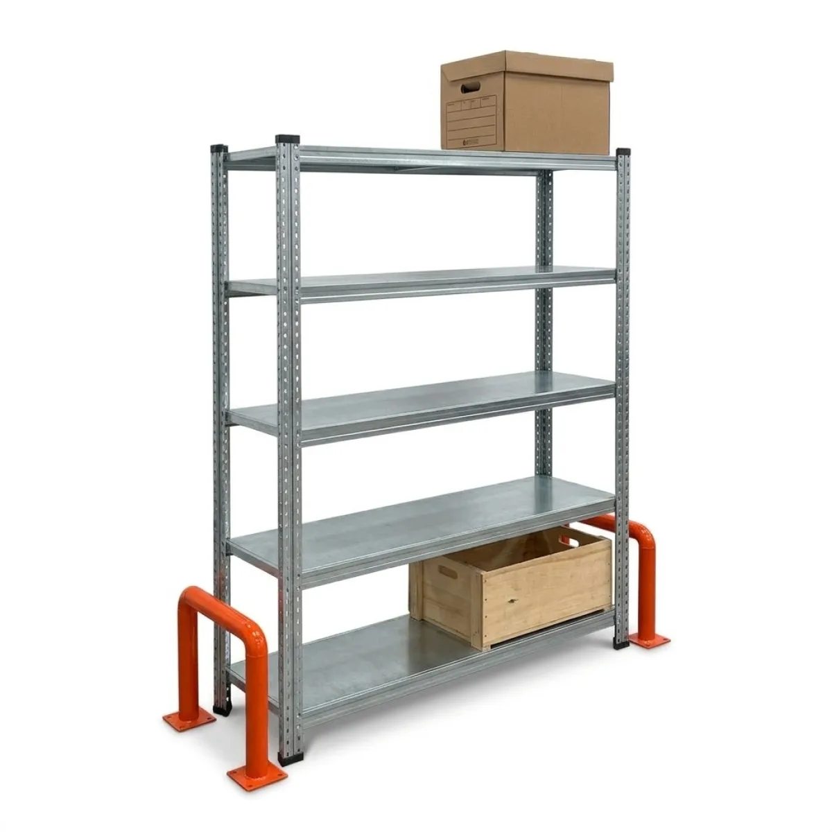 Scaffalature in Metallo Componibili 275 kg · 180x120x45 cm · Zincato Zincato 7