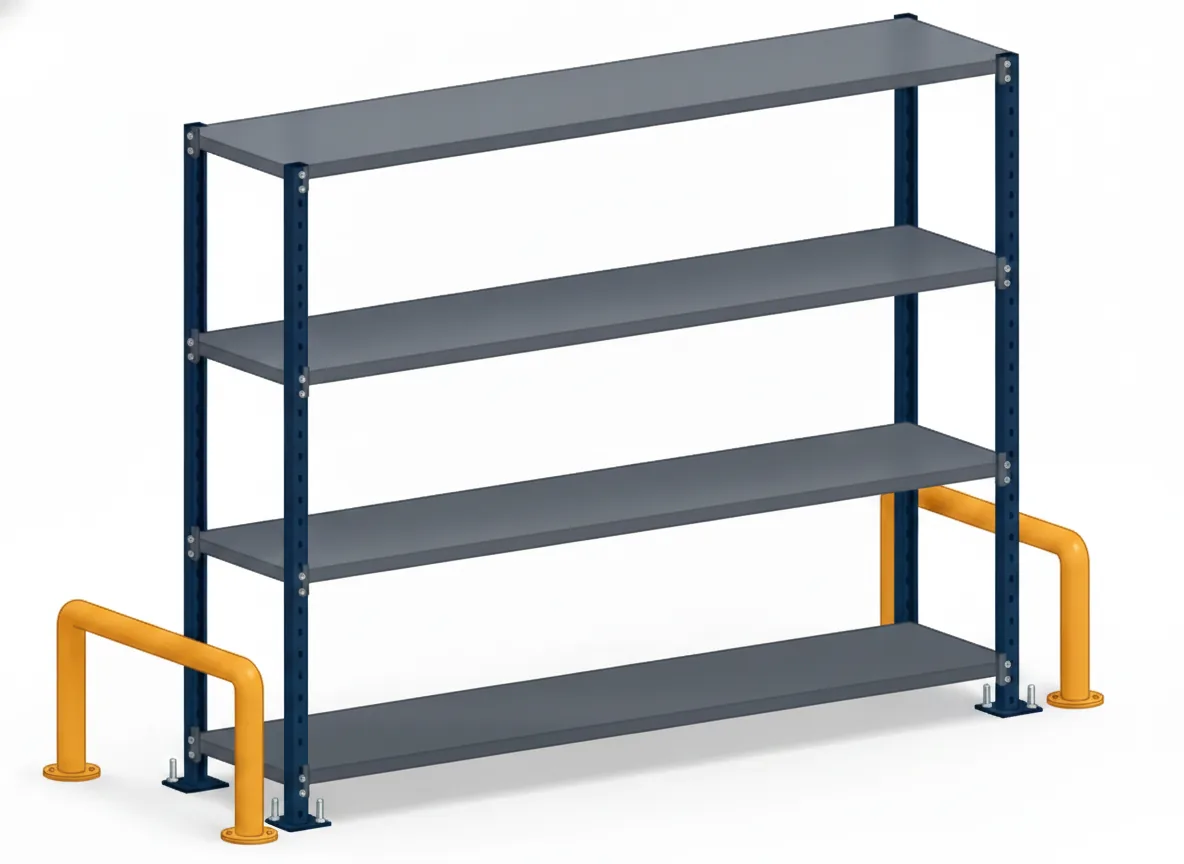 Scaffale Metallico Resistente 200 kg · 200x200x60 cm · Grigio Grigio 7