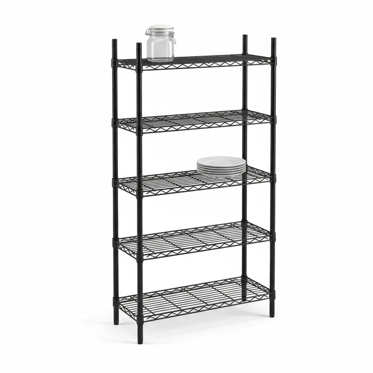 Estante Metálica para Cozinha 1 Módulo · 150x75x30 cm · 150 kg
