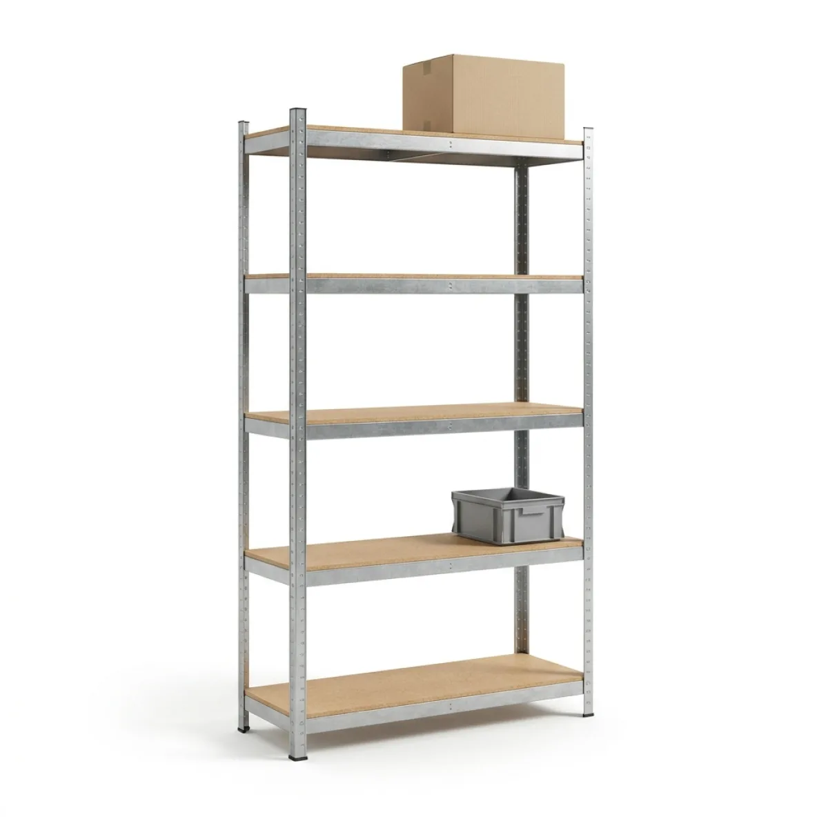 Estantes para Despensa Reta 1 Módulo · 180x90x30 cm · Galvanizado
