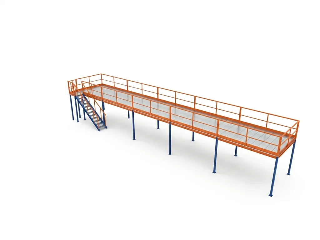 Soppalchi Metallici per Uffici · 18,43 × 2,99 m · 55 m²