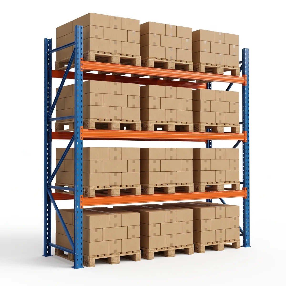 Scaffalature Industriali Portapallet 1000 kg · 3 Livelli · 300x269 cm